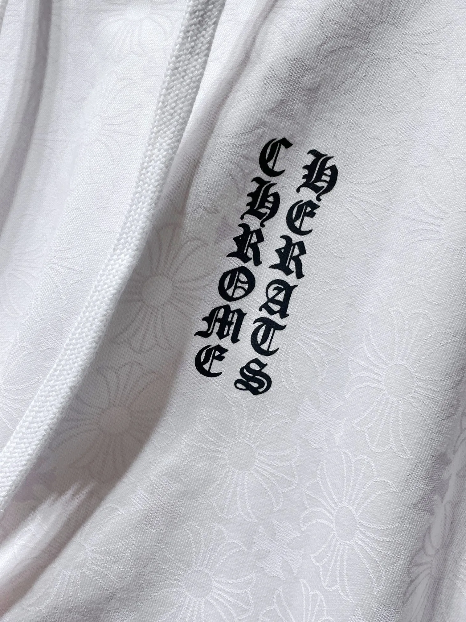 P260 Chrome Hearts High-weight, environmentally friendly and high-quality top-quality fabric Chrome dark pattern classic horseshoe zipper hoodie Imported environmentally friendly glue printing and dyeing Counter synchronization 1:1 replica version Recommended color: black white Size: S, M, L, XL